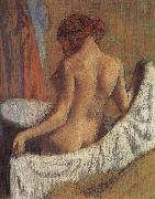 After bath Edgar Degas